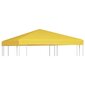 vidaXL varjualuse katus 270 g/m² 3 x 3 m, kollane цена и информация | Varikatused ja aiapaviljonid | kaup24.ee