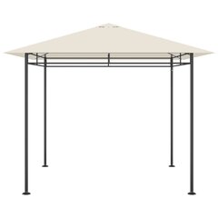 vidaXL lehtla 3 x 3 x 2,7 m, pruunikashall, 180 g/m² цена и информация | Беседки, навесы, тенты | kaup24.ee