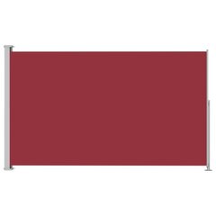 vidaXL lahtitõmmatav terrassi külgsein, 200 x 300 cm, punane цена и информация | Зонты, маркизы, стойки | kaup24.ee