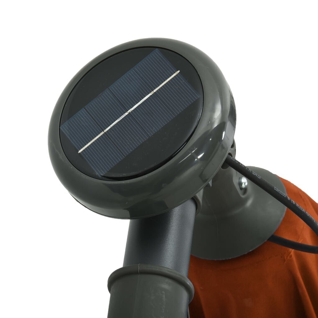 vidaXL konsooldisainiga päikesevari LED, teraspost terrakota hind ja info | Päikesevarjud, markiisid ja alused | kaup24.ee