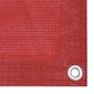 vidaXL rõdusirm, punane, 120 x 400 cm, HDPE hind ja info | Päikesevarjud, markiisid ja alused | kaup24.ee
