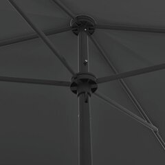 vidaXL päikesevari, antratsiithall, 200 x 125 cm hind ja info | Päikesevarjud, markiisid ja alused | kaup24.ee