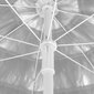 vidaXL päikesevari, valge, 300 cm hind ja info | Päikesevarjud, markiisid ja alused | kaup24.ee