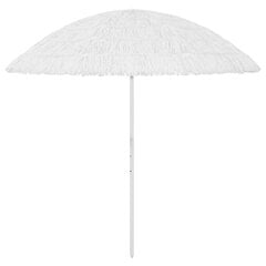 vidaXL päikesevari, valge, 300 cm hind ja info | Päikesevarjud, markiisid ja alused | kaup24.ee