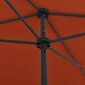 vidaXL päikesevari, terrakota, 200 x 125 cm hind ja info | Päikesevarjud, markiisid ja alused | kaup24.ee