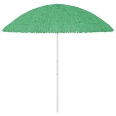 vidaXL päikesevari, roheline, 300 cm цена и информация | Зонты, маркизы, стойки | kaup24.ee