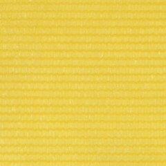 vidaXL Rõdusirm, kollane 90x500 cm HDPE hind ja info | Päikesevarjud, markiisid ja alused | kaup24.ee