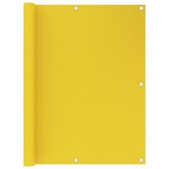 vidaXL rõdusirm, kollane, 120 x 300 cm, HDPE hind ja info | Päikesevarjud, markiisid ja alused | kaup24.ee