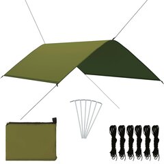 vidaXL õuepresent, 3 x 2 m, roheline hind ja info | Päikesevarjud, markiisid ja alused | kaup24.ee