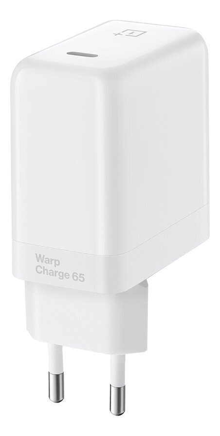 OnePlus Warp Charge 65W, 6.5A, USBC, valge hind ja info | Mobiiltelefonide laadijad | kaup24.ee