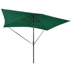 vidaXL tuuletõkke nöörikomplekt päevavarjule, must, polüpropüleen hind ja info | Päikesevarjud, markiisid ja alused | kaup24.ee