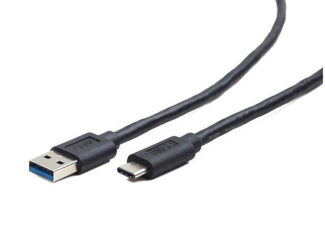 Sidekaabel Gembird USB 3.0, sobib type-C (AM/CM), 1,8 m, must цена и информация | Kaablid ja juhtmed | kaup24.ee