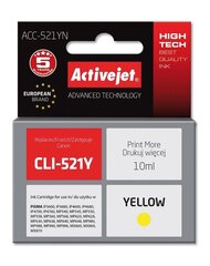 Activejet ACC-521YN (Canon CLI-521Y), жёлтый цена и информация | Картриджи для струйных принтеров | kaup24.ee