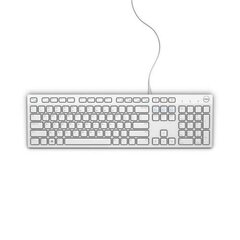 KEYBOARD KB216 ENG/WHITE 580-ADGM DELL цена и информация | Клавиатуры | kaup24.ee