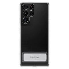 Clear Standing Cover for Samsung Galaxy S22 Ultra, läbipaistev hind ja info | Telefoni kaaned, ümbrised | kaup24.ee
