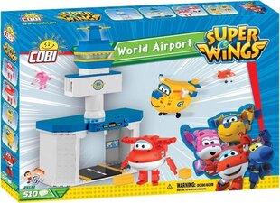 Lennuk Cobi Super Wings World Airport Jett + Donnie hind ja info | Klotsid ja konstruktorid | kaup24.ee