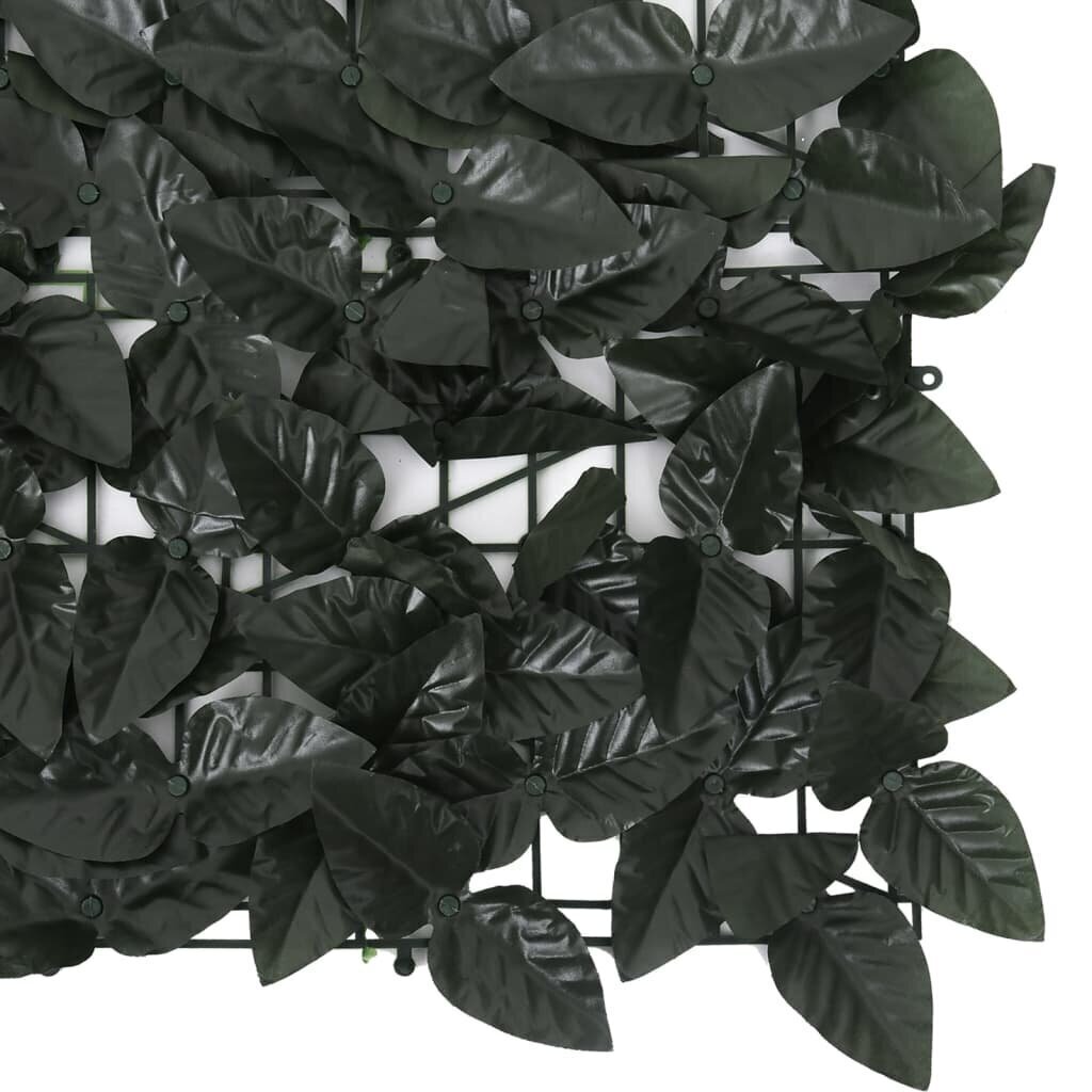 vidaXL rõdusirm, tumerohelised lehed, 500 x 100 cm hind ja info | Päikesevarjud, markiisid ja alused | kaup24.ee