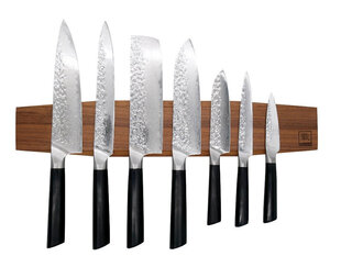 Магнитный держатель для ножей Оleio Zayiko, орех цена и информация | Ножи и аксессуары для них | kaup24.ee