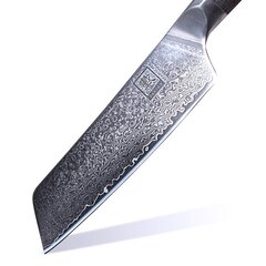 Jaapani Damaskuse nuga Oleio Zayiko, Santoku, 16 cm цена и информация | Ножи и аксессуары для них | kaup24.ee