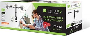 Techly 2x LED/LCD 13-32" цена и информация | Кронштейны для монитора | kaup24.ee