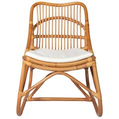 vidaXL rotangist tool, helepruun, lina hind ja info | Tugitoolid | kaup24.ee