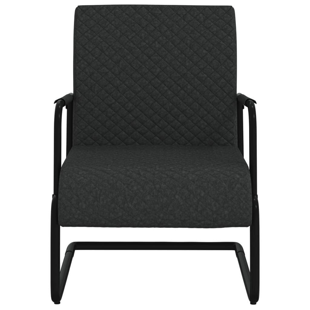 vidaXL vetruvate jalgadega tool, must, kunstnahk hind ja info | Tugitoolid ja tugitoolvoodid | kaup24.ee