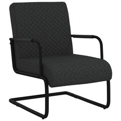 vidaXL vetruvate jalgadega tool, must, kunstnahk hind ja info | Tugitoolid | kaup24.ee