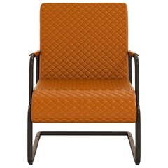 vidaXL vetruvate jalgadega tool, pruun, kunstnahk цена и информация | Кресла в гостиную | kaup24.ee