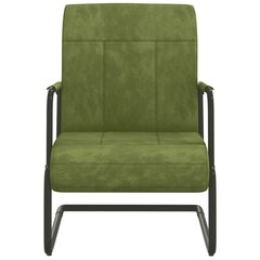 vidaXL konsooldisainiga tool, heleroheline, samet hind ja info | Tugitoolid | kaup24.ee