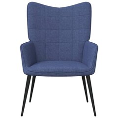 vidaXL lõõgastav tool, sinine, kangas цена и информация | Кресла в гостиную | kaup24.ee
