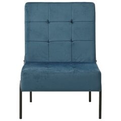 vidaXL puhketool, 65 x 79 x 87 cm, sinine, samet цена и информация | Кресла для отдыха | kaup24.ee