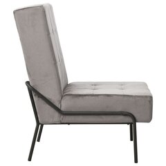 vidaXL puhketool, 65 x 79 x 87 cm, helehall, samet цена и информация | Кресла в гостиную | kaup24.ee