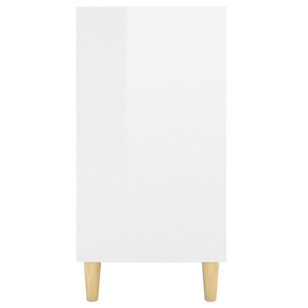 Külgkapp, valge, 103,5x35x70 cm, läikiv hind ja info | Elutoa väikesed kapid | kaup24.ee