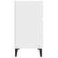 vidaXL puhvetkapp valge 60x35x69 cm, puitlaastplaat hind ja info | Elutoa väikesed kapid | kaup24.ee