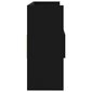 vidaXL puhvetkapp, must, 105 x 30 x 70 cm puitlaastplaat hind ja info | Elutoa väikesed kapid | kaup24.ee