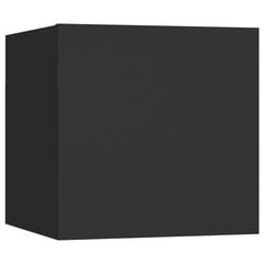 vidaXL öökapp, must, 30,5x30x30 cm, puitlaastplaat hind ja info | Öökapid | kaup24.ee