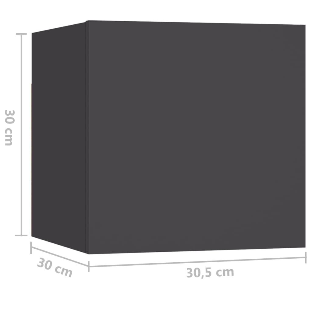 vidaXL öökapp, hall, 30,5x30x30 cm, puitlaastplaat цена и информация | Öökapid | kaup24.ee