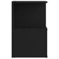 vidaXL öökapp, must, 35x35x55 cm, puitlaastplaat hind ja info | Öökapid | kaup24.ee