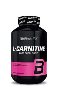 Пищевая добавка Biotech L-Carnitine 1000 мг, 30 таб. цена и информация | L-карнитин | kaup24.ee