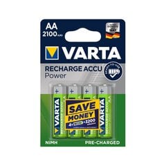 Varta AA 2100MAH, 4 шт. цена и информация | Батарейки | kaup24.ee