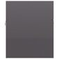 vidaXL valamukapp, kõrgläikega hall, 80 x 38,5 x 46 cm puitlaastplaat hind ja info | Vannitoakapid | kaup24.ee