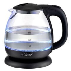 Veekeetja Feel-Maestro MR-055-BLACK electric kettle 1 L 1100 W цена и информация | Электрочайники | kaup24.ee