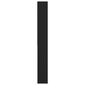 vidaXL pesumasinakapp, must, 64 x 24 x 190 cm hind ja info | Vannitoakapid | kaup24.ee