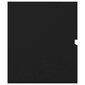 vidaXL valamukapp, must, 100 x 38,5 x 45 cm puitlaastplaat hind ja info | Vannitoa komplektid | kaup24.ee