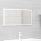 vidaXL 2-osaline vannitoamööbli komplekt, valge, puitlaastplaat цена и информация | Vannitoa komplektid | kaup24.ee