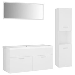 Комплект мебели для ванной, белый цена и информация | Комплекты в ванную | kaup24.ee