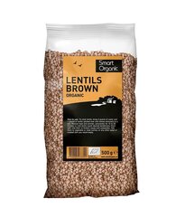 Pruun lääts Smart Organic, 500 g hind ja info | Kuivained, tangud, riis | kaup24.ee