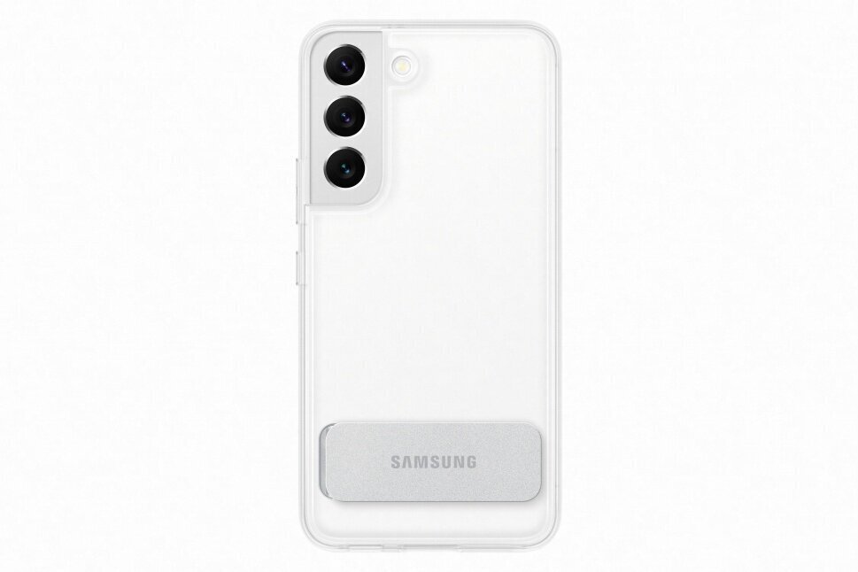 Samsung Clear Standing Cover Galaxy S22 läbipaistev EF-JS901CTEGWW hind ja info | Telefoni kaaned, ümbrised | kaup24.ee