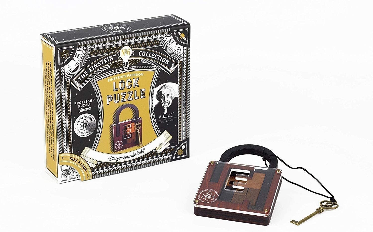 Einstein Collection Lock Puzzle цена и информация | Lauamängud ja mõistatused | kaup24.ee