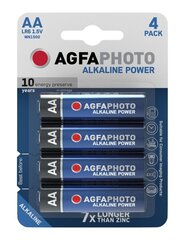 Patareid Elements AgfaPhoto Alkaline Power AA LR6 (4 tk) hind ja info | Patareid | kaup24.ee